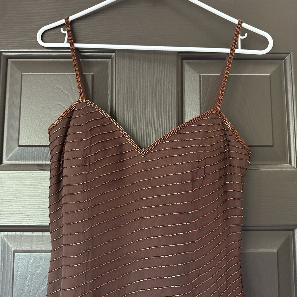 A.J. Bari Vintage Beaded Dress